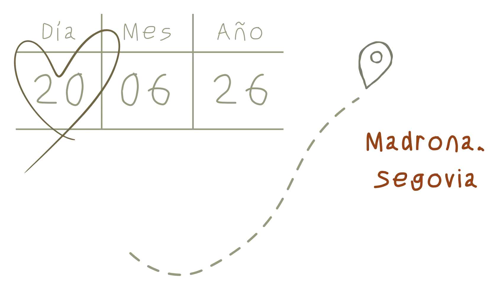 Fecha de la boda 20/06/2026
